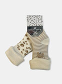 White SOCKS MONTY / 25E0AM12SOQ000