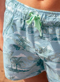 Shorts da bagno con stampa  MRUPALMAGE / 25E4PGC9MAI205