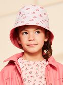 Cappello alla pescatora rosa chiaro double face FRABOBETTE / 23E4PF51CHAD320