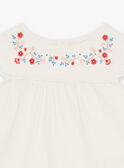 T-shirt in jersey con ricami a fiori FALESLI / 23E1BFC1TEE001