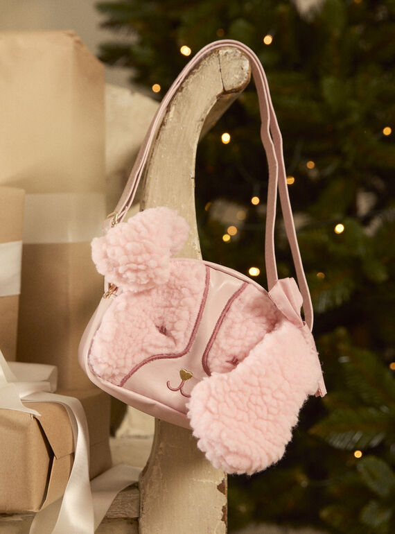 Pink copper BAG AND POUCH LOIFETTE / 24H4PFU1BESK007