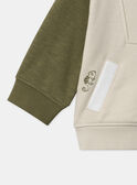 Felpa con cappuccio tricolore MAOCTAVE / 25E1BGO1GIL080