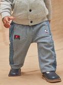 Pantaloni a righe in denim chiaro per neonato KACHARLIE / 24E1BG41PANP265