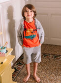 T-shirt rossa motivo spiaggia bambino COACAGE / 22E3PGM1TMC506
