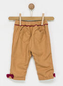 Light brown pants PANGELA / 18H1BFK2PAN804