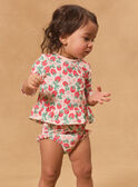 T-shirt da bagno UPF 50+ stampa con fragole MITIANA / 25E4BFC1TUV001
