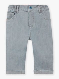 Jeans denim grigi neonato BAPABLO / 21H1BGM1JEAK004