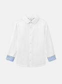 Camicia bianca elegante KREPOPAGE / 24E3PGL3CHM000