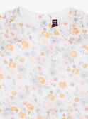 Camicia con stampa a fiori e volant neonata CYAMELIE / 22E1BF11CHE001