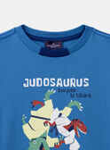  T-shirt blu dino KLAGAGE / 24E3PGN2TMC701