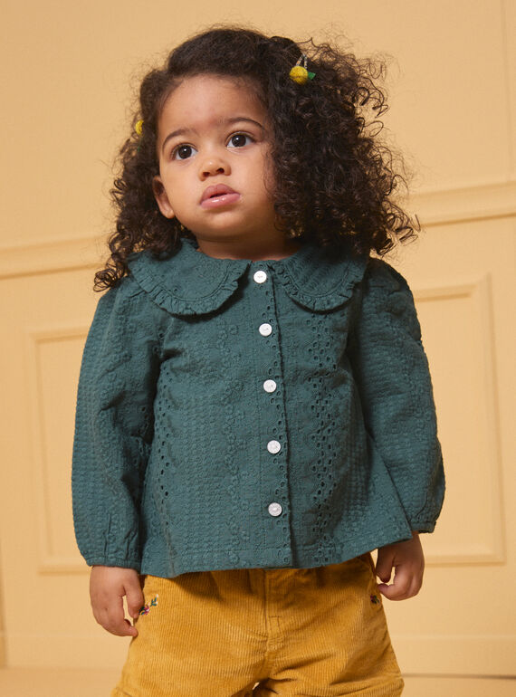 Green BLOUSE LALYDIA / 24H1BFO1CHEG618