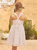 Abito in tulle con fiori ricamati MRELEFETTE / 25E2PFL3ROB001