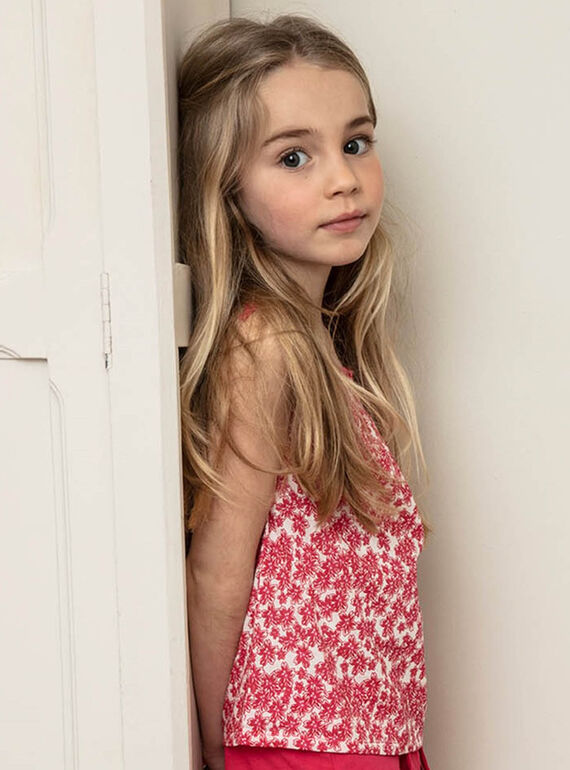 Canottiera rosa bambina ZLYNETTE1 / 21E2PFL2DEB304