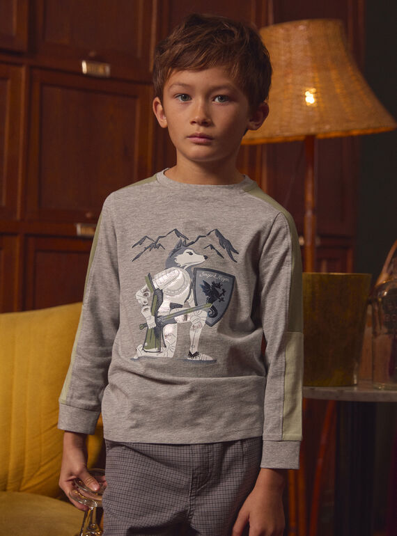 T-shirt Cavaliere Grigio  LADOUBAGE / 24H3PGQ1TMLJ920