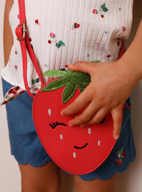 Borsa a tracolla fragola rosa guaiava ZOFRAISETTE / 21E4PFJ1BESD323