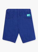 Bermuda blu notte in lino bambino COVAGE / 22E3PGN3BERC231