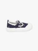 Sneakers aperte navy con stampa fantasia FIBASKET / 23N10BG31D16070