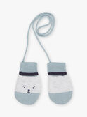 Muffole grigie con stampa animale FILULU / 23E4BG51GANJ920