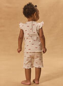 Set di t-shirt e shorts da ciclismo con stampa leopardata MAZIRA / 25E1BFR1ENS808