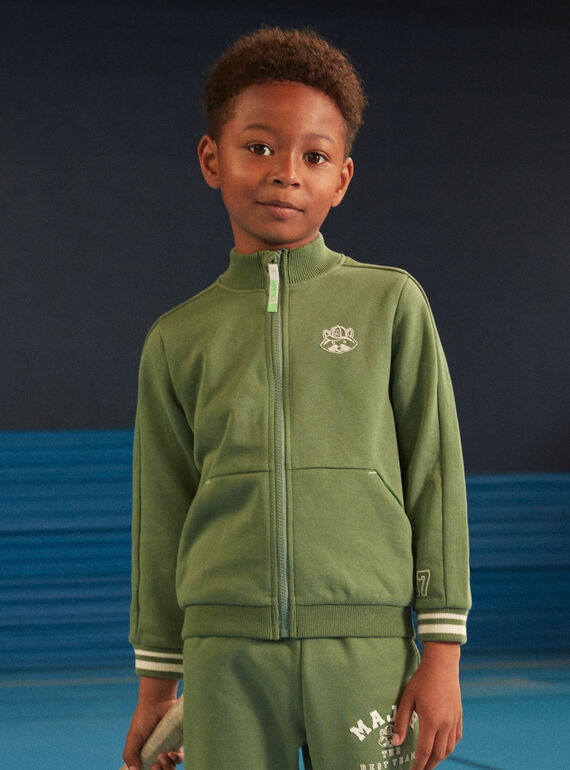Green JOGGING TOP LAEFLUAGE / 24H3PGP3JGHG626