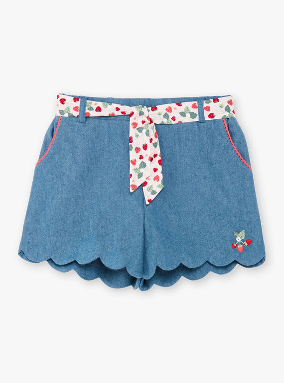 Shorts denim con cintura ZONORETTE / 21E2PFJ1SHOP269
