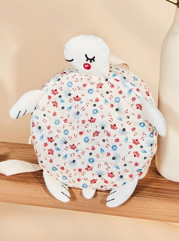 Zaino tartaruga con stampa a fiori FALILIANE / 23E4BFC1BES001