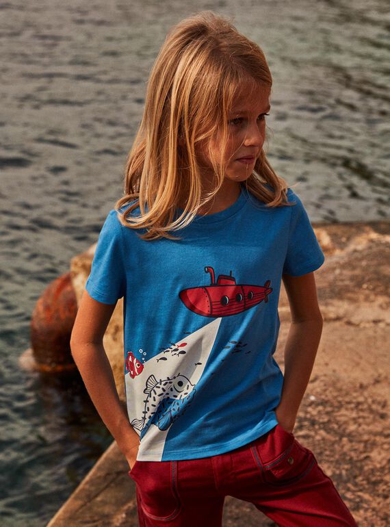 T-shirt fosforescente FOSSAGE / 23E3PGC2TMC201