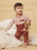 Tutina pigiama a costine con volpe LEALEXIS / 24H5BG37GREE406