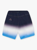 Costume shorts blu sfumato a righe rosse bambino CYMAILLAGE / 22E4PGO3MAI622