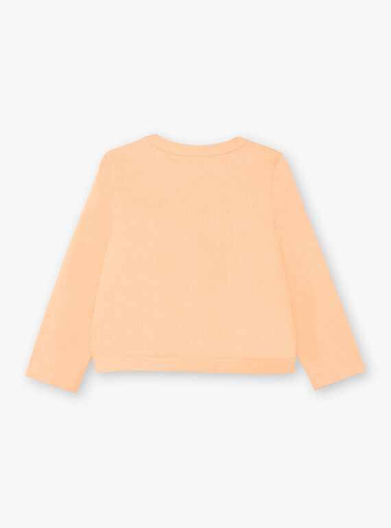 Giacca arancione bambina ZIJAKETTE / 21E2PFO1VES406