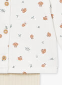 Set cardigan, pantaloni e calze ecrù e greige LOICE / 24H0CM12ENS001