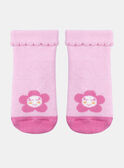Calze rosa con motivo fiore KABRITNEY / 24E4BF33SOQD314