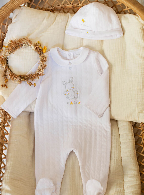 Tutina neonato unisex bianca ZOCHARLIE_B / 21E0NMY1GRE000