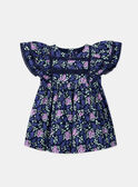 Abito blu navy con stampa a fiori KAFLORENCE / 24E1BFL2ROB070