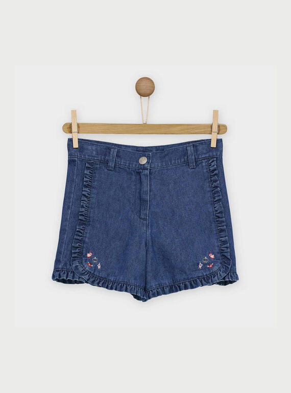Shorts blu jeans RABELETTE / 19E2PF41SHO704