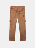 Pantalone cargo color terracotta KROPANTAGE / 24E3PGE1PAN408