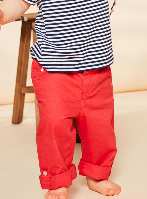 Pantaloni in tubique rossi FAKIAN / 23E1BGC2PAN410
