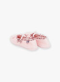 Pantofole aperte rosa stile ballerine GRUZETTE / 23F10PF32CHP307