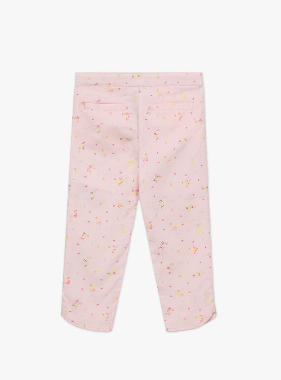 Pantaloni da cerimonia a fiori bambina TYPOETTE / 20E2PFJ1PCO321