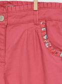 Pantaloni rosa RABUBETTE / 19E2PF41PAN303