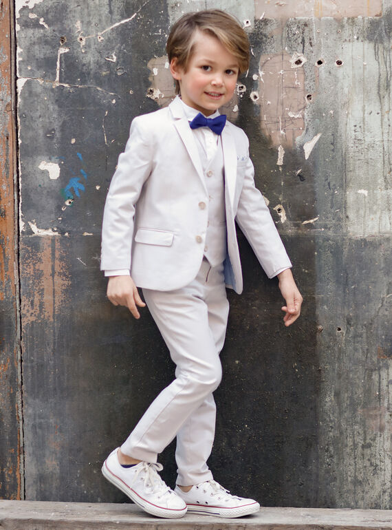 Giacca da completo beige bambino TICOSTAGE / 20E3PGJ1VES808