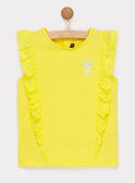T-shirt maniche corte gialla RYESSETTE / 19E2PFS1TMC106