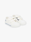 Sneakers bianche con ricamo aereo FEBASKAGE / 23N10PG21D16000