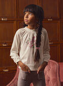 T-shirt con unicorno e fiori LADISHETTE / 24H2PFQ1TML001
