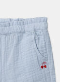 Shorts in doppia garza di cotone MAURA / 25E1BFQ1SHO706