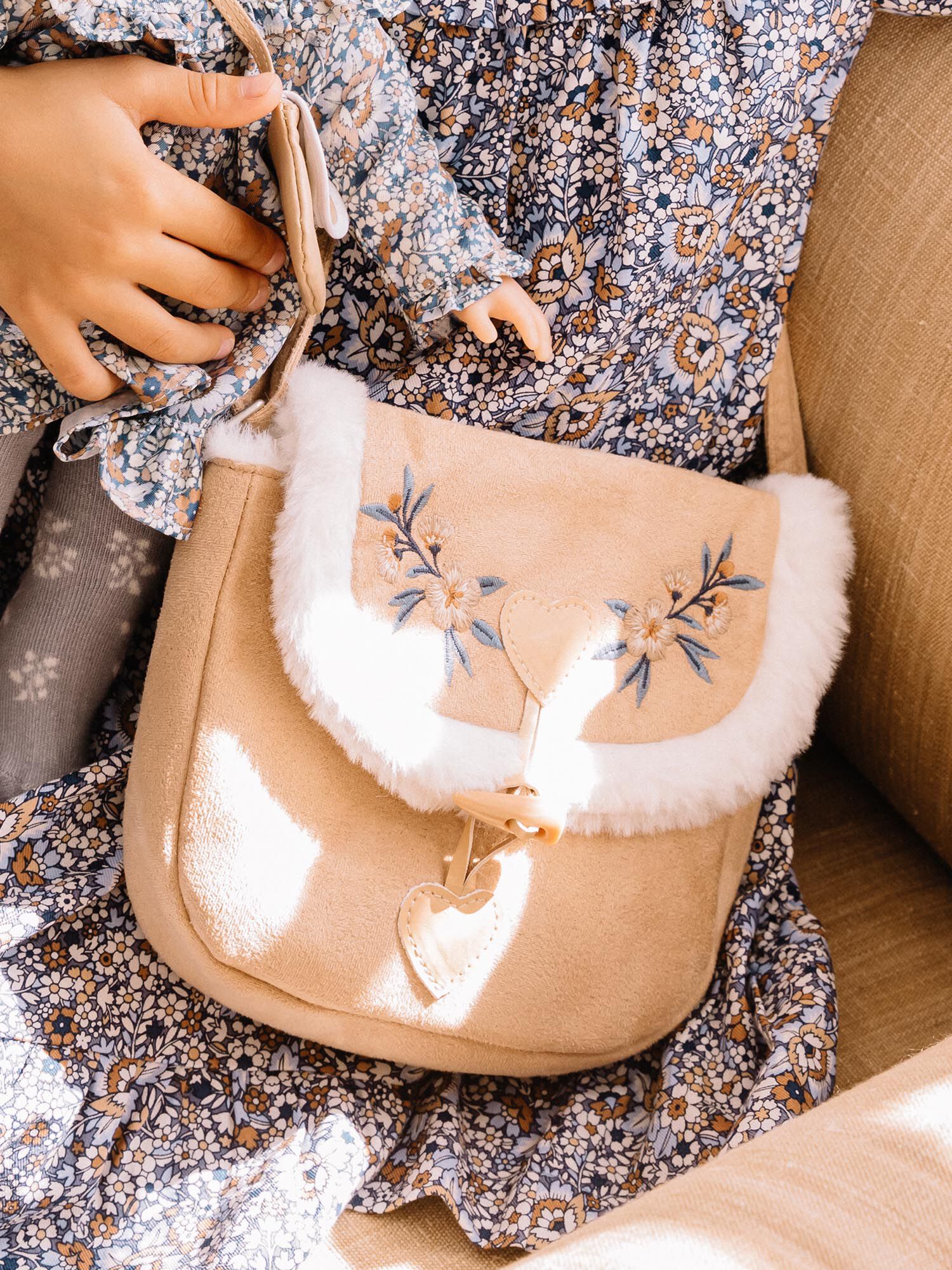 Borsa camoscio beige on sale
