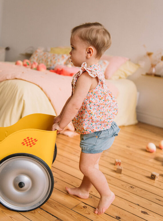 Shorts in denim blu neonata CAPHILIPA / 22E1BFM1SHOP272