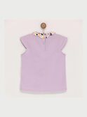 T-shirt maniche corte malva ROPIYETTE / 19E2PFD1TMC328