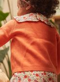 Cardigan arancione a maniche lunghe GAANNE / 23H1BF71CARE413