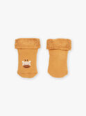 3 calze beige con stampa animali GANASH / 23H4BGI1LC3007